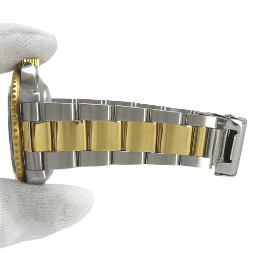 16613 型潜航者型腕表,黄金/不锈钢材质,N字头,自动上链。