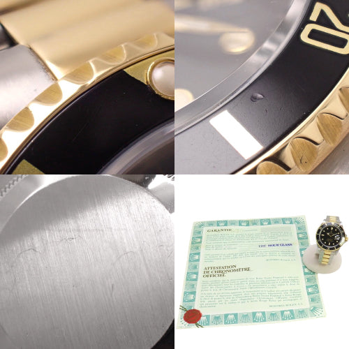 16613 型潜航者型腕表,黄金/不锈钢材质,N字头,自动上链。