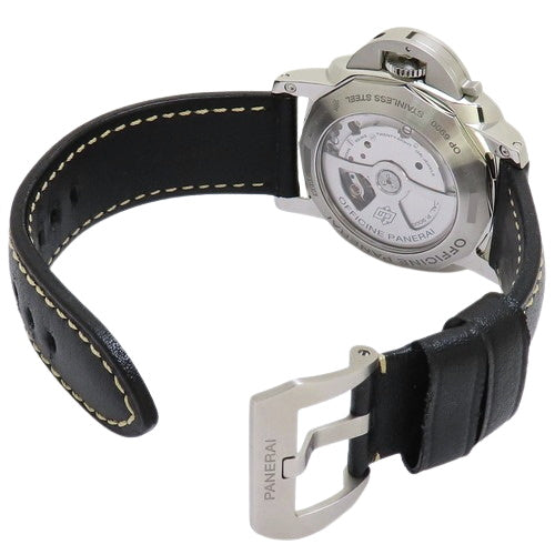PAM00359 Luminor 1950 3 Days SS/Leather Automatic Black
