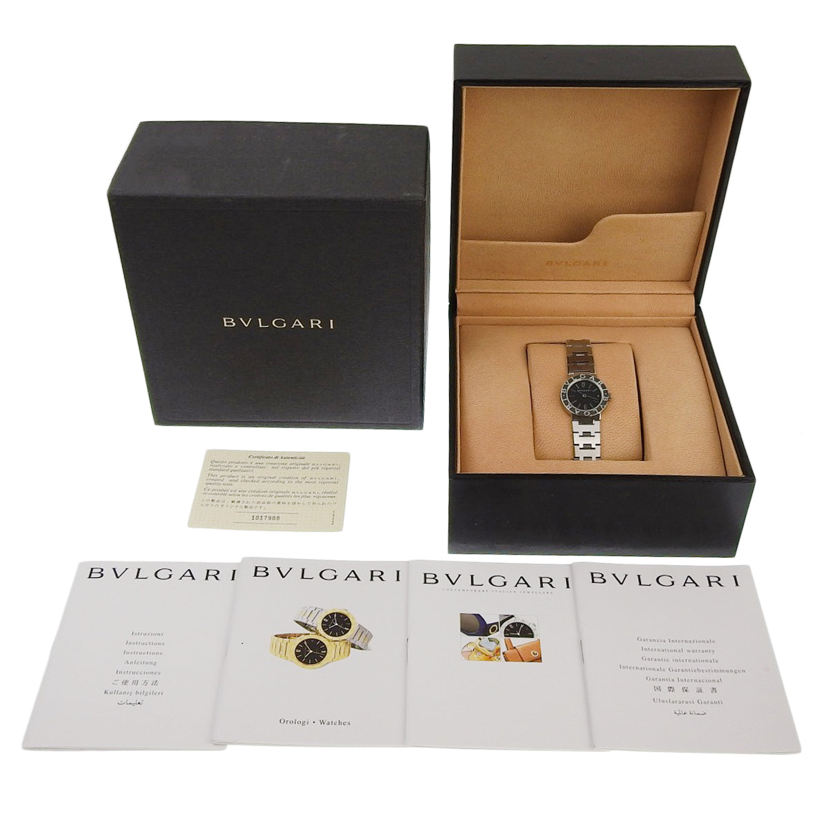 BB23SS 宝格丽 Bvlgari SS 石英 黑色