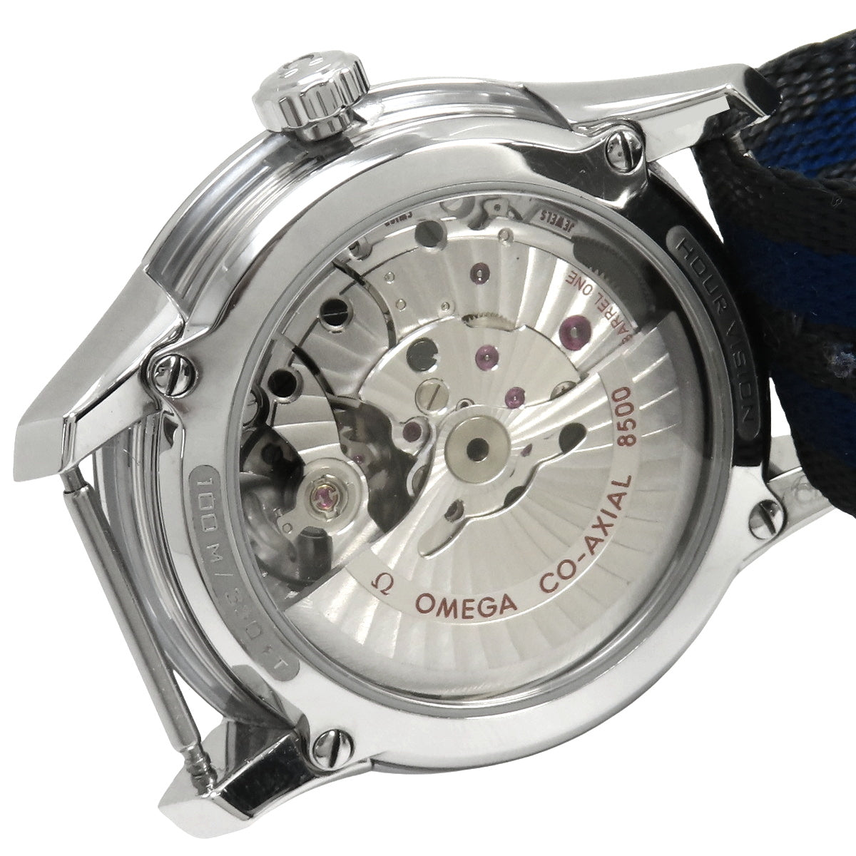 431.33.41.21.03.001 De Ville Hour Vision Stainless Steel/Nylon Automatic Blue