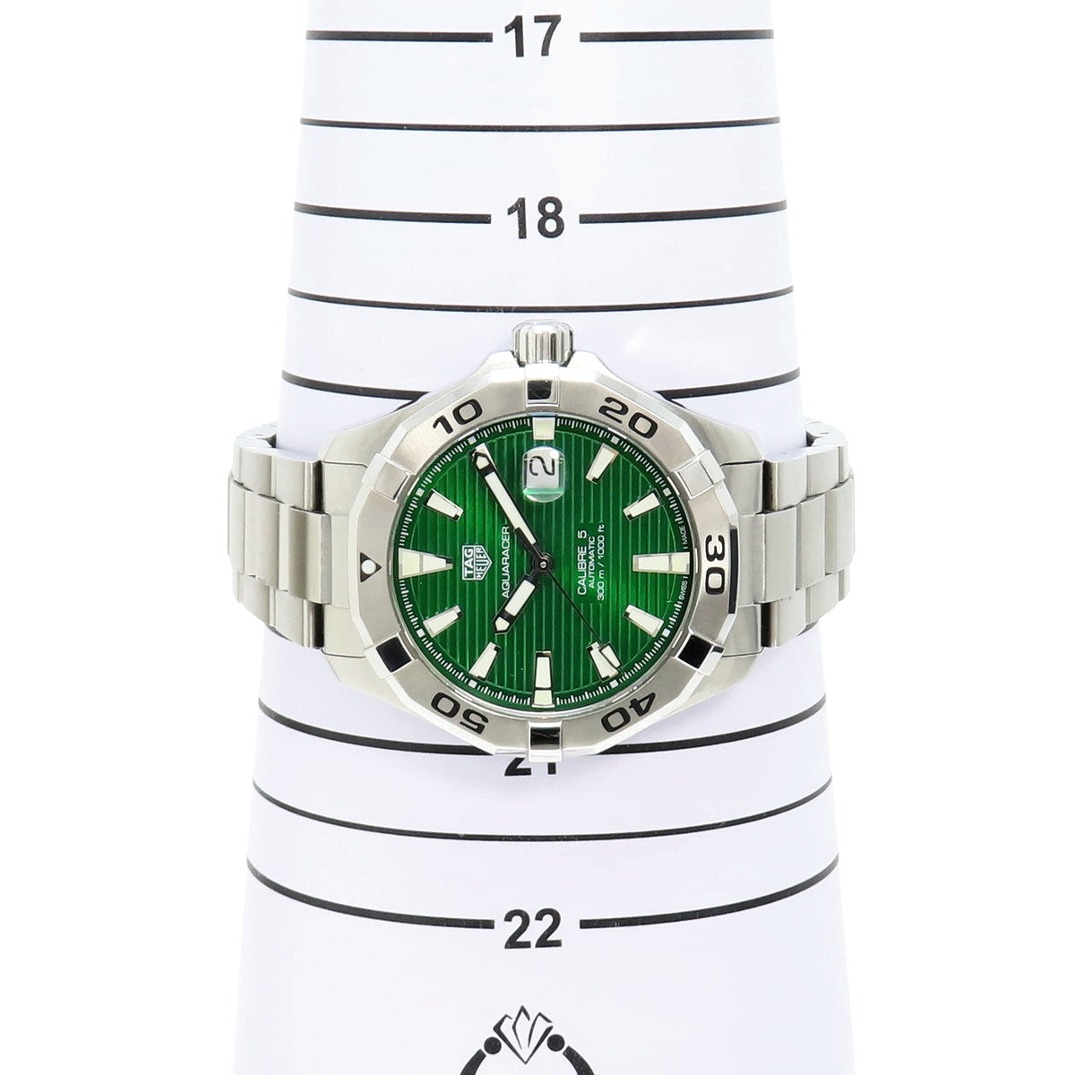 WAY2015.BA0927 Aquaracer Calibre 5 SS 自动上链 绿色