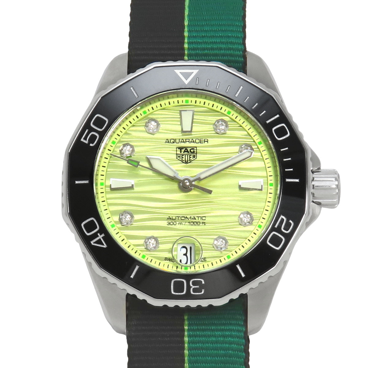 WBP231E.EB0247 Aquaracer Professional 300 大阪直美限量款 不锈钢/尼龙 自动上链 绿色 限量250枚