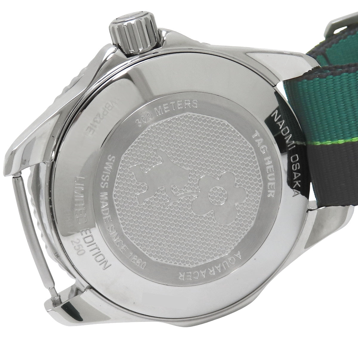 WBP231E.EB0247 Aquaracer Professional 300 大阪直美限量款 不锈钢/尼龙 自动上链 绿色 限量250枚