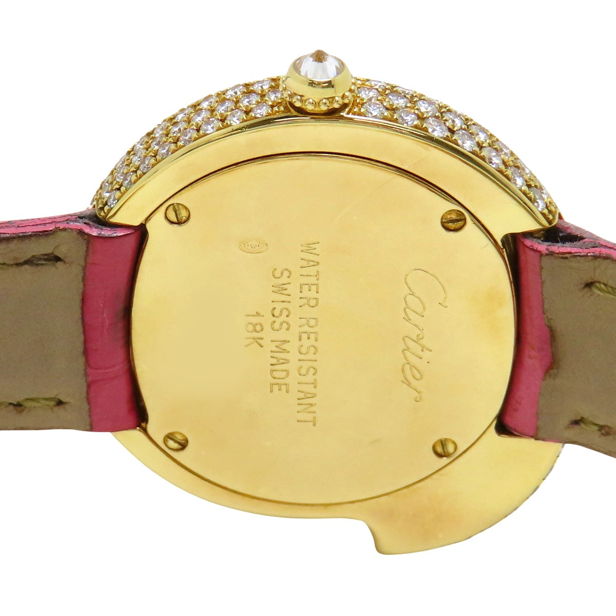 WF317551 Panthère 1925豹纹石英象牙白钻石表圈