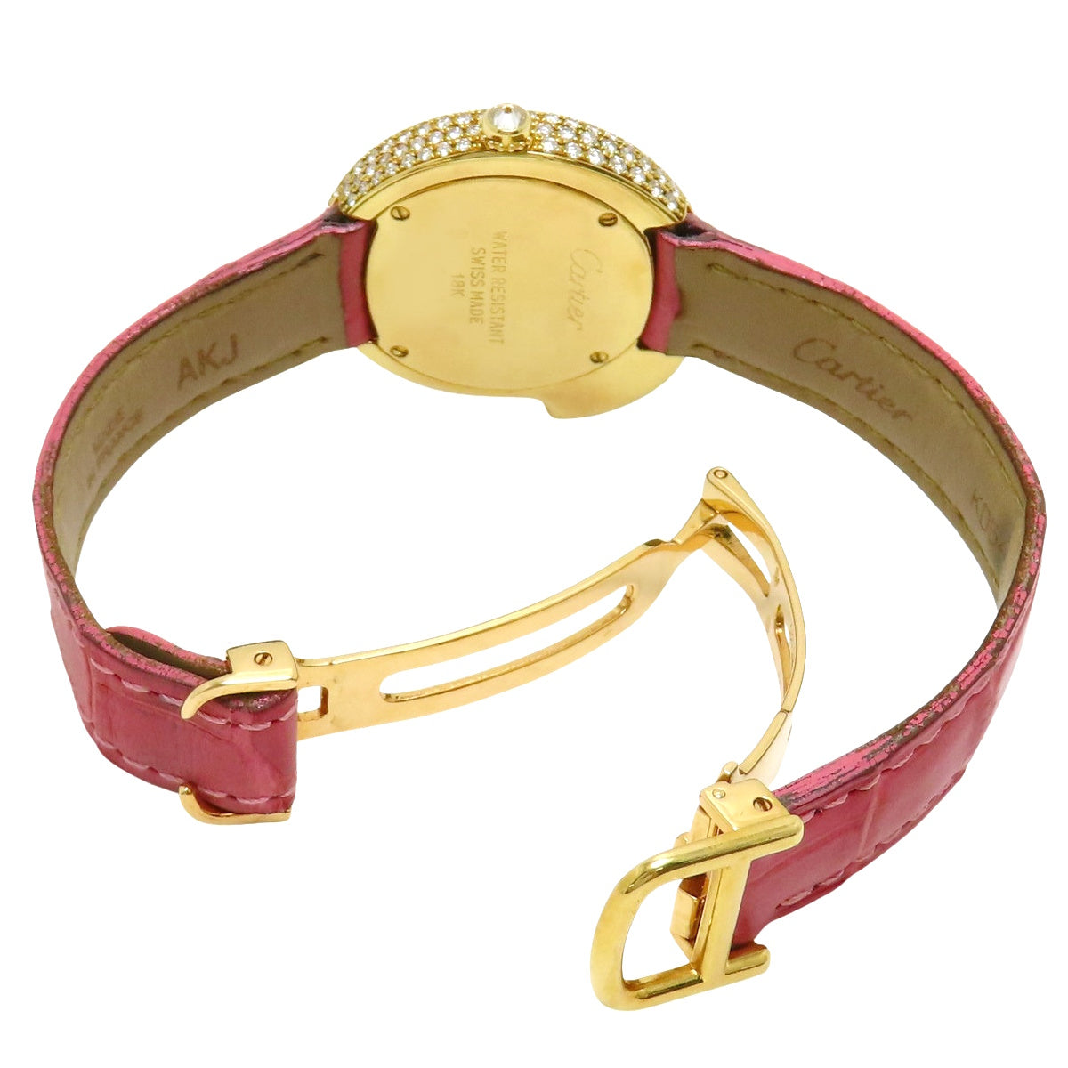 WF317551 Panthère 1925 Panther Quartz Ivory Diamond Bezel