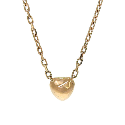 D'Amour 18K 玫瑰金和 PG 钻石心形项链