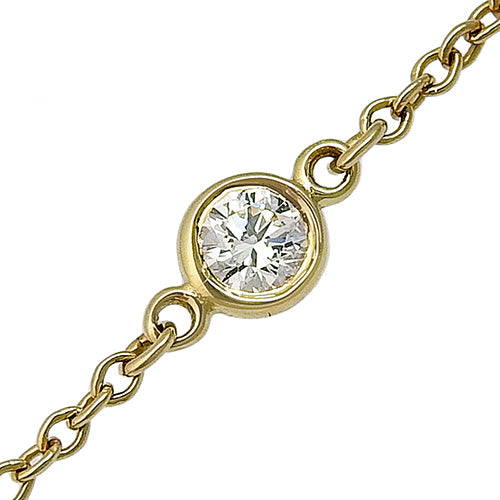Diamond By the Yard Bracelet in 18K Yellow Gold (YG)