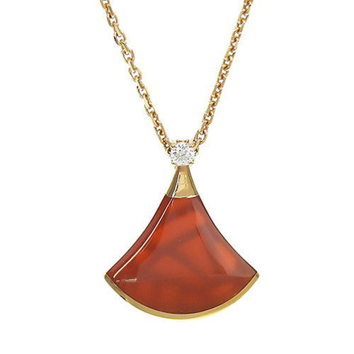 Diva Dream Necklace Carnelian/Diamond K18 Pink Gold PG