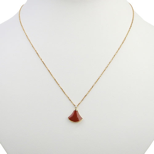 Diva Dream Necklace Carnelian/Diamond K18 Pink Gold PG