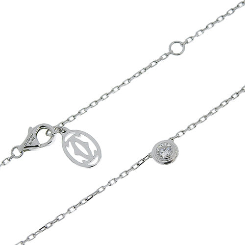 Amour 项链,大号款式,钻石,18K 白金,白金