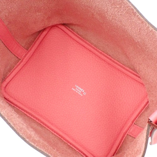 ピコタンロックタッチPM アリゲーター トリヨンクレマンス クロコダイル パラジウム金具 ローズアザレ シルバー金具 Y刻印