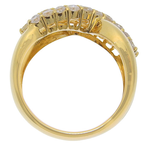 Diamond ring D1.50 K18 yellow gold YG