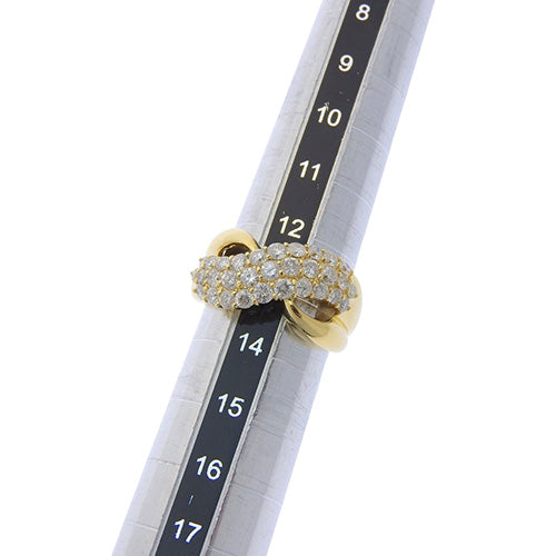 Diamond ring D1.50 K18 yellow gold YG