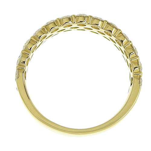 Pave Diamond Ring D2.00 K18 Yellow Gold YG
