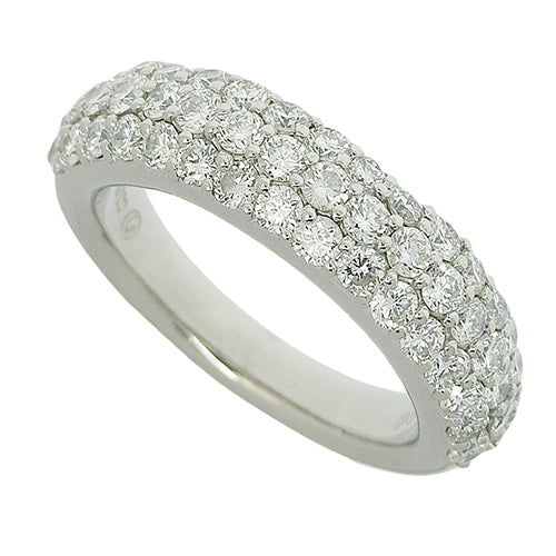 Pave Diamond Ring D1.56 Pt900 Platinum