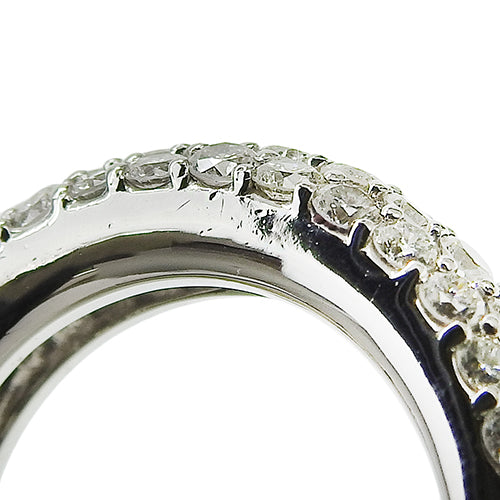 Pave Diamond Ring D1.56 Pt900 Platinum