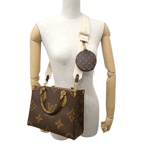 Monogram Giant Reverse On-the-Go PM Monogram 帆布 Monogram 反向帆布 M46373