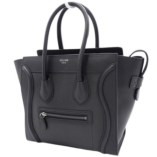 Luggage Micro Shopper with Old Logo, Drummed Calfskin, 167793DRU.38NO