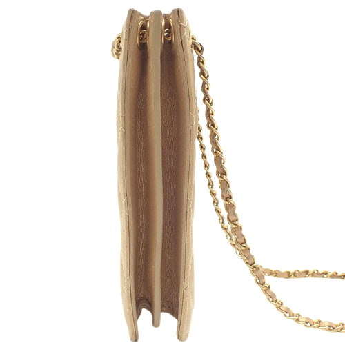 Matelasse Coco Mark Mini Chain Shoulder Bag in Lambskin