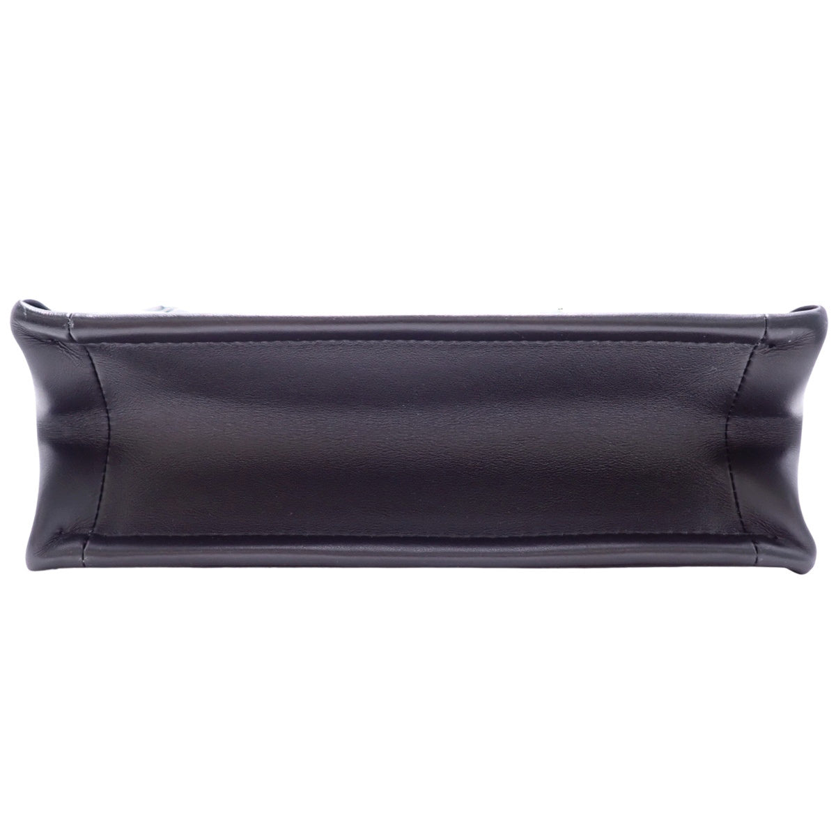 Macro Canage Book Tote Mini Calfskin Black S5573OWHP