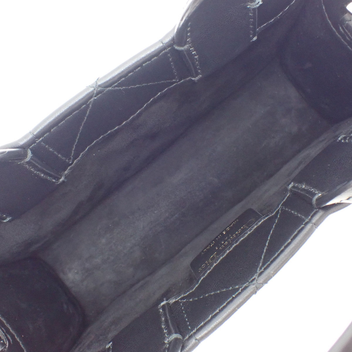 Macro Canage Book Tote Mini Calfskin Black S5573OWHP