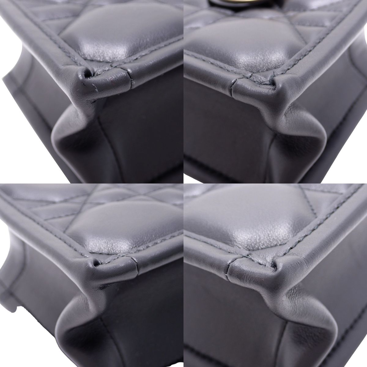 Macrocannage Book Tote Mini 小牛皮 黑色 S5573OWHP