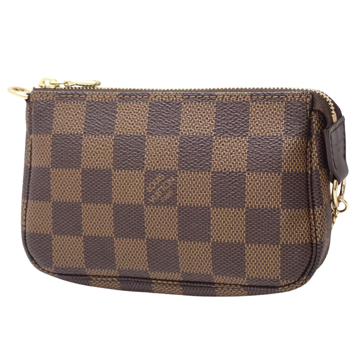 Damier Ebene 棕色 Damier 帆布迷你手拿包配件 N58009