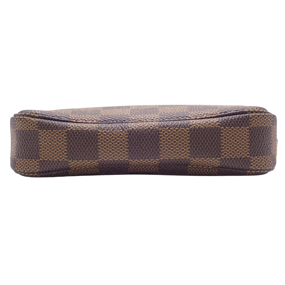 Damier Ebene Mini Pochette Accessory, Damier canvas, brown, N58009