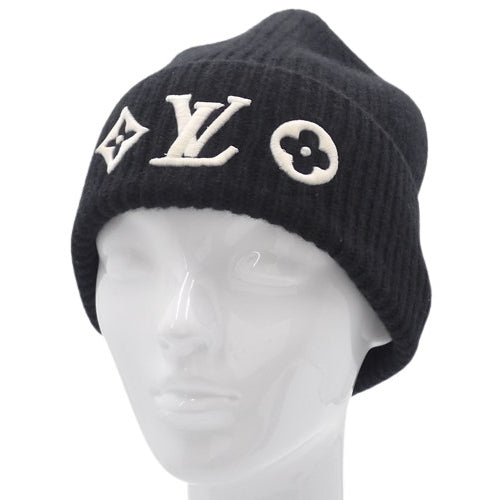 ビーニー・LV ヘッドライン ニット帽 アパレル ファッション小物 ニットキャップ ウール ノワール M77872
