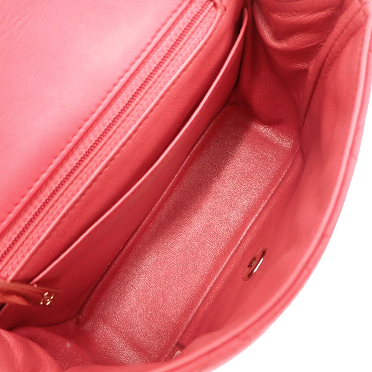 Matelasse Coco Mark Mini Chain Shoulder Bag in Lambskin A35200