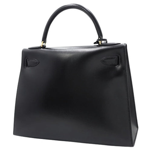 Kelly 28 (outside stitching) Box calf ○U stamp