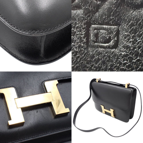 コンスタンス23 カーフ ボックスカーフ ゴールド金具 □D刻印 肩掛け