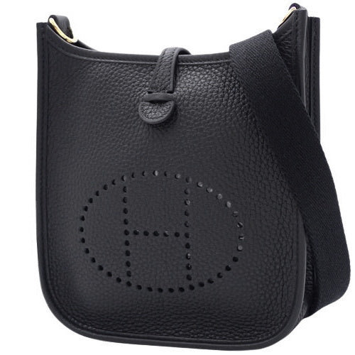 【新品】エヴリン TPM トリヨンクレマンス ブラック ゴールド金具 W刻印