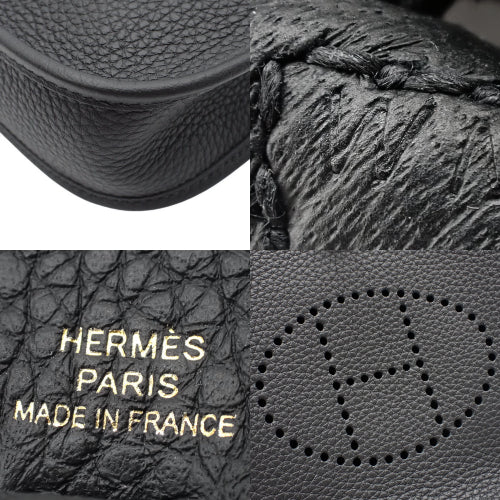 【新品】エヴリン TPM トリヨンクレマンス ブラック ゴールド金具 W刻印