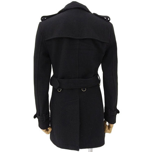 XS 系腰带豌豆大衣