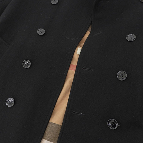 XS 系腰带豌豆大衣