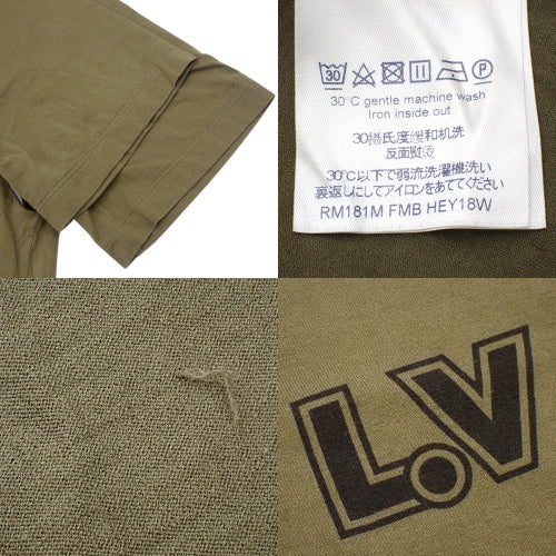 ALOHAロゴTシャツ RM181M アパレル ファッション 半袖 L コットン