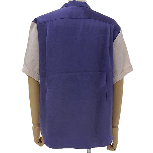 インターロッキングG オープンカラー 半袖シャツ 48 ワッペン