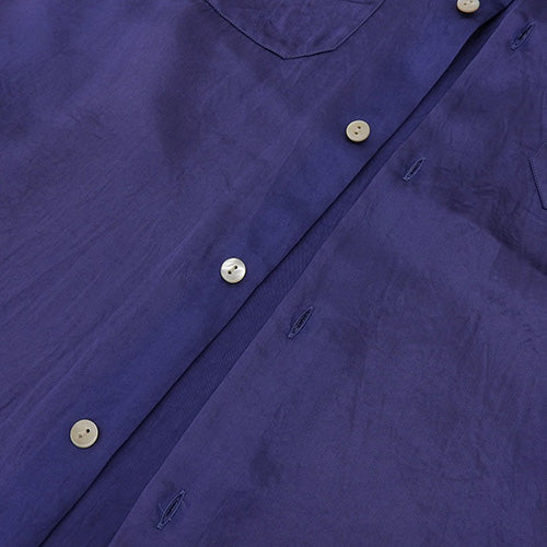 Interlocking G open collar short sleeve shirt size 48 with patch