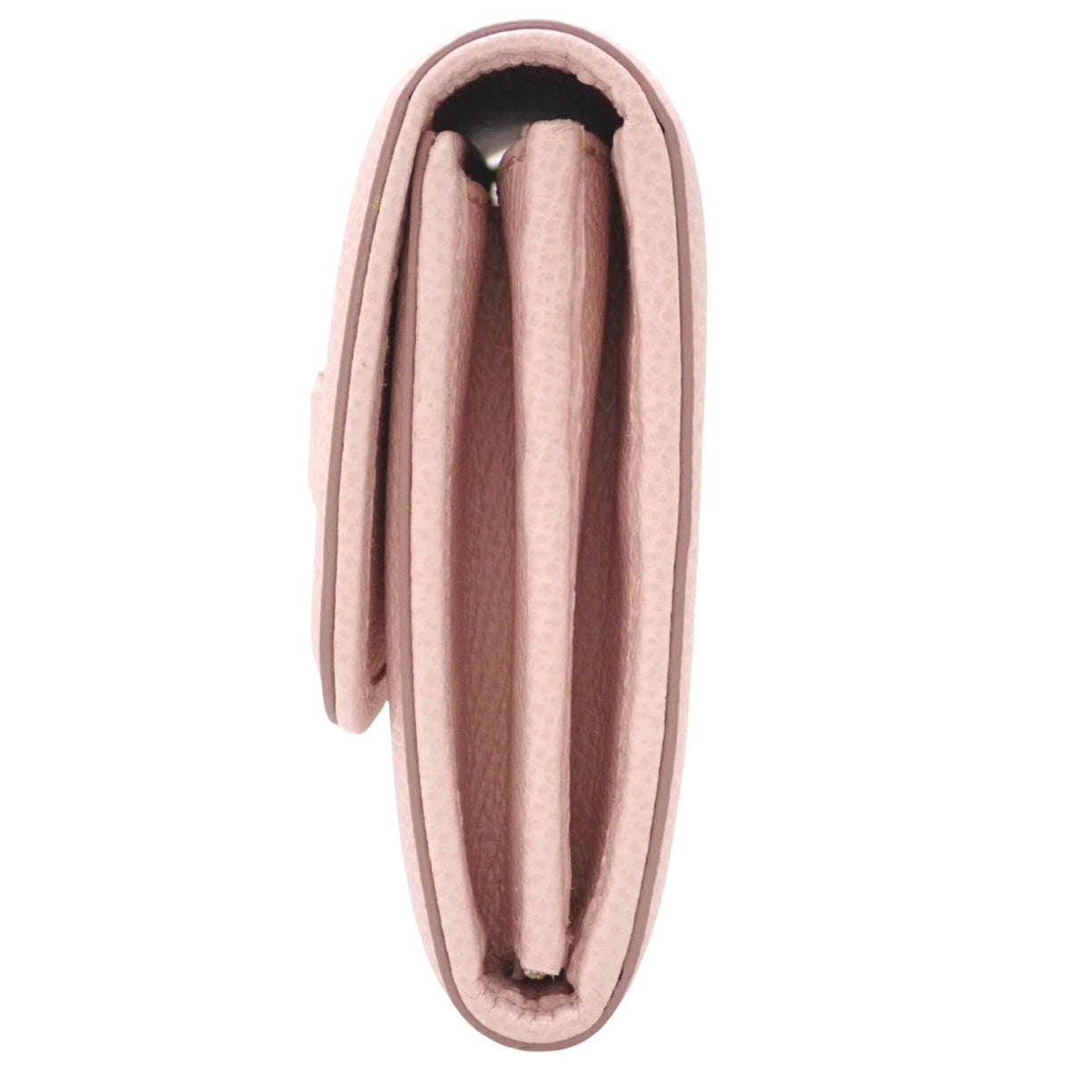 Vara Ribbon Bifold Long Wallet, Leather, Pink, 22D154