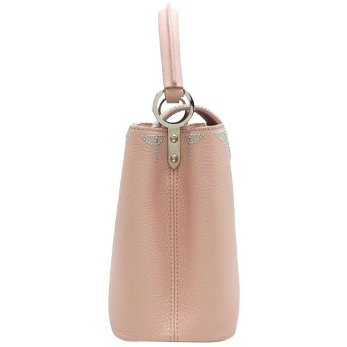 Capucines PM Taurillon 皮革铆钉单肩包 M51787