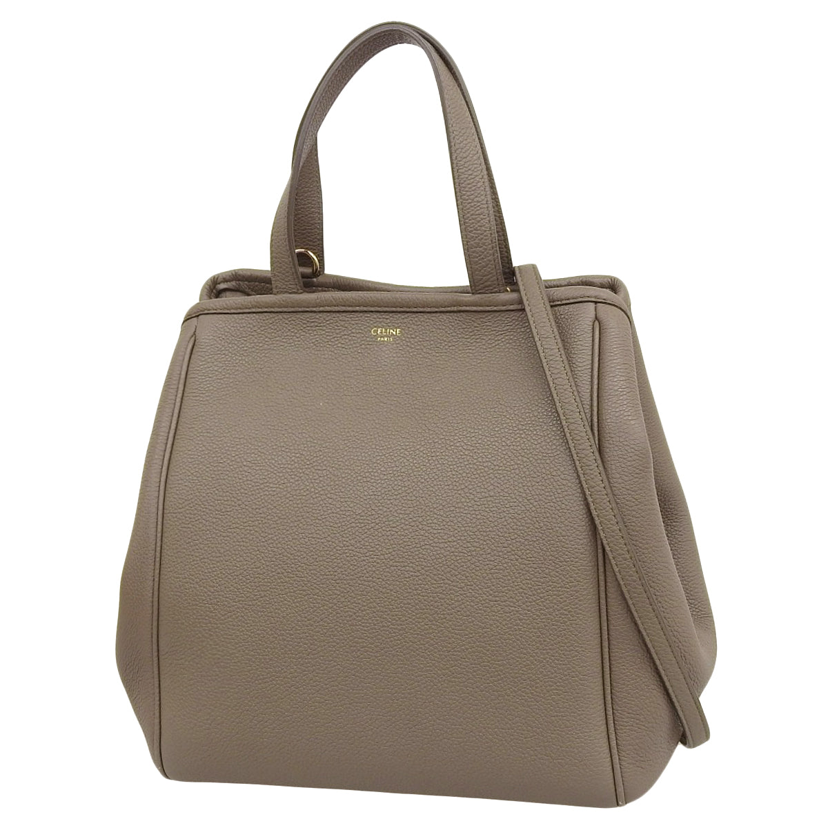 Fold Cover Small Leather Greige 194073