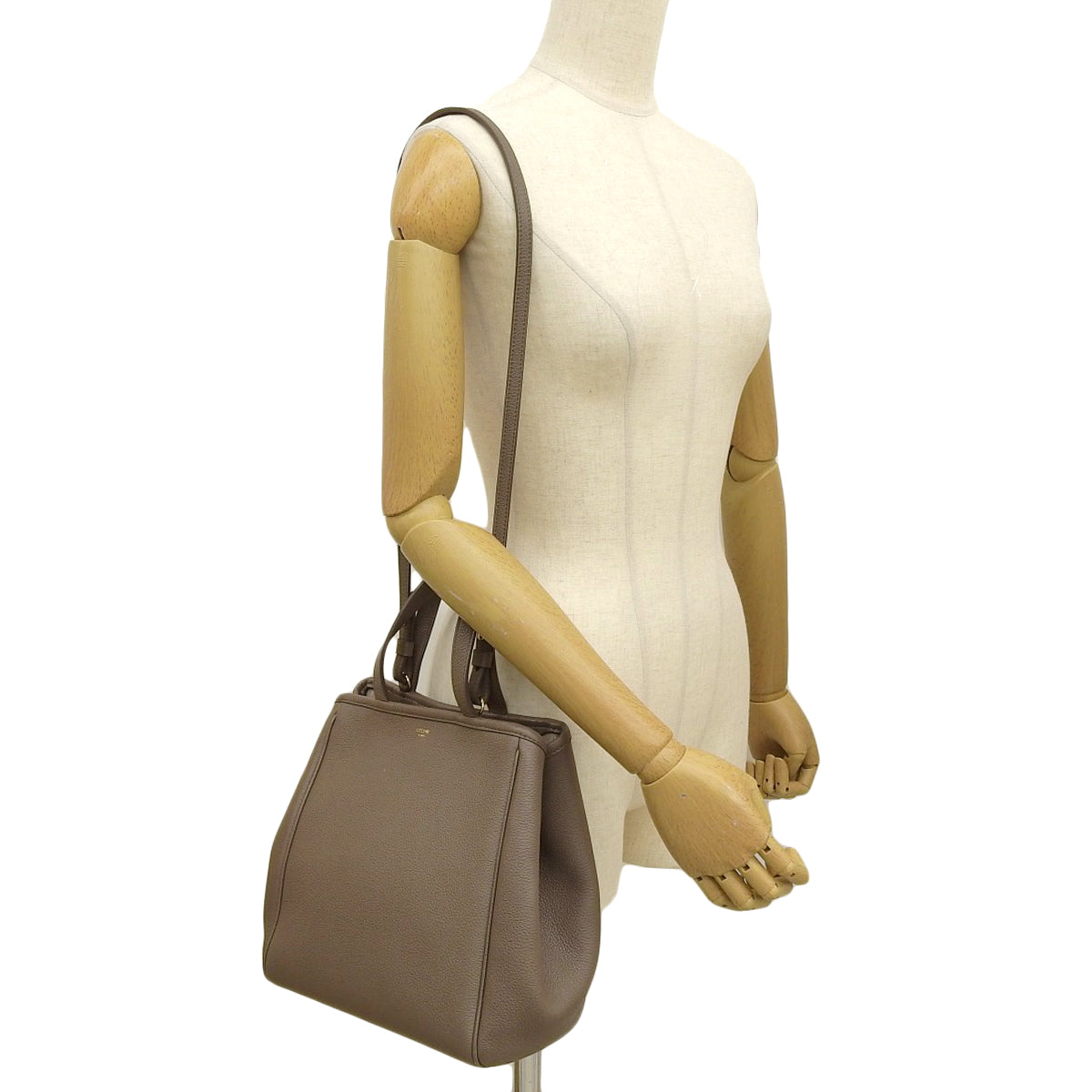 フォールドカバ スモール レザー グレージュ 194073