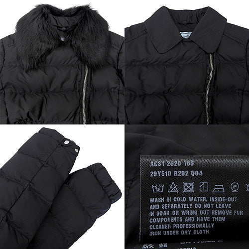 Fur-trimmed down jacket 2020 40