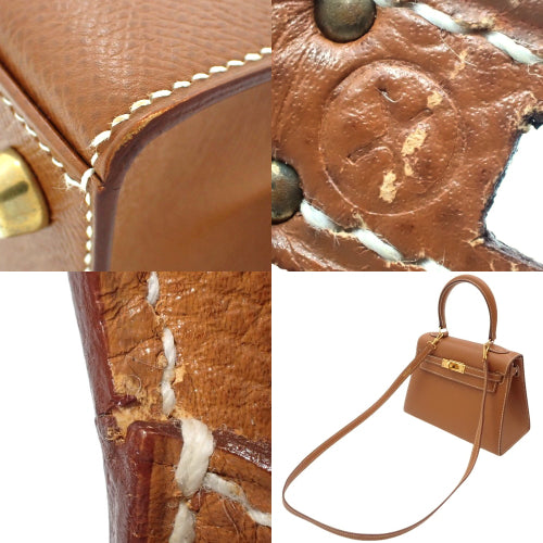 金色迷你凯莉包 (〇X 印章)