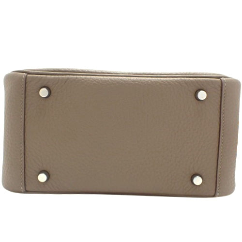 【新品】リンディミニ マキシカドリーユ トリヨンクレマンス パラジウム金具 エトゥープ W刻印