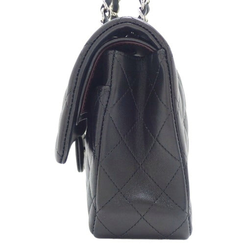 Matelasse Coco Mark 双翻盖链条单肩包皮革