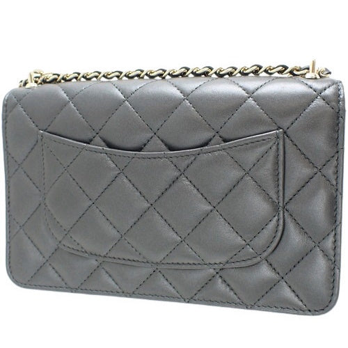 Chain wallet, lambskin, black, AP4537-B19463-94305, shoulder bag, shoulder-carry, crossbody, Spring/Summer 2025 Pre-Collection.