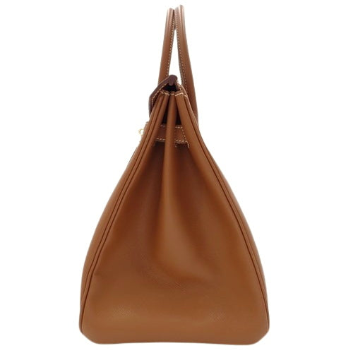 Epsom 皮革 Birkin 35 包,金色,K 字印